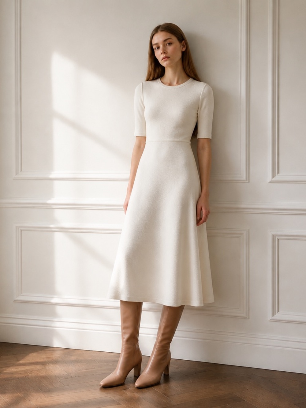 Gabriela Hearst Seymore Knit Midi Dress NWT